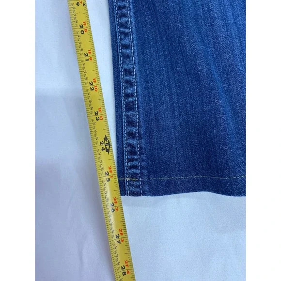 Silver Jeans Co Suki Mid Rise Bootcut Dark Wash Denim Jeans W27 L32 Y2K western - Picture 6 of 8